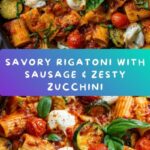 Rigatoni with Sausage, Tomatoes, and Zucchini Recipe