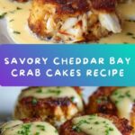 Cheddar Bay Crab Cakes with Lemon Butter Drizzle Recipe