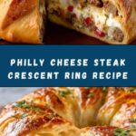 Philly Cheese Steak Crescent Ring Recipe
