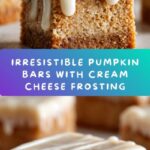 Pumpkin Bars with Cream Cheese Frosting Recipe