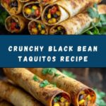 Easy Black Bean Taquitos for a Quick Snack Recipe