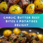 Slow Cooker Garlic Butter Beef Bites & Potatoes Recipe