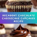 Chocolate Cheesecake Cupcakes with Whipped Ganache Frosting Recipe