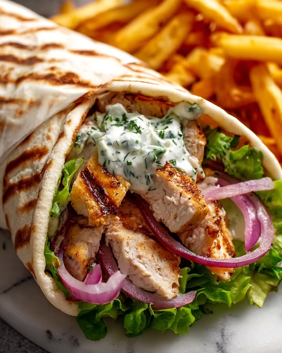 Greek Chicken Gyro Recipe - Recipe Image