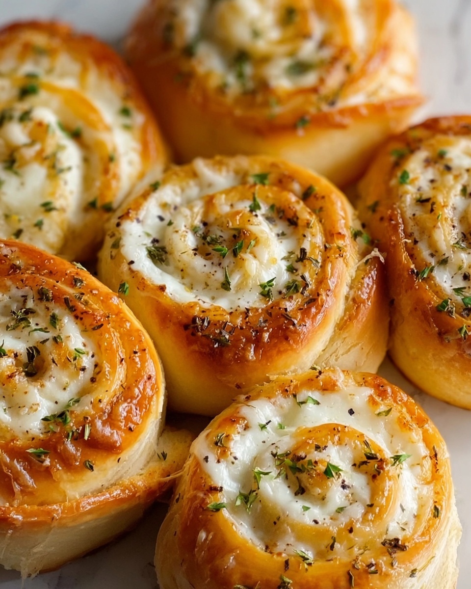 Homemade Garlic Cheese Rolls Recipe - Recipe Image