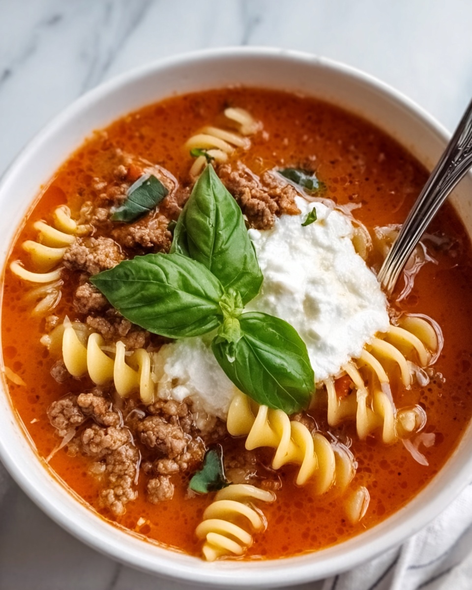 Easy Lasagna Soup Recipe - Recipe Image