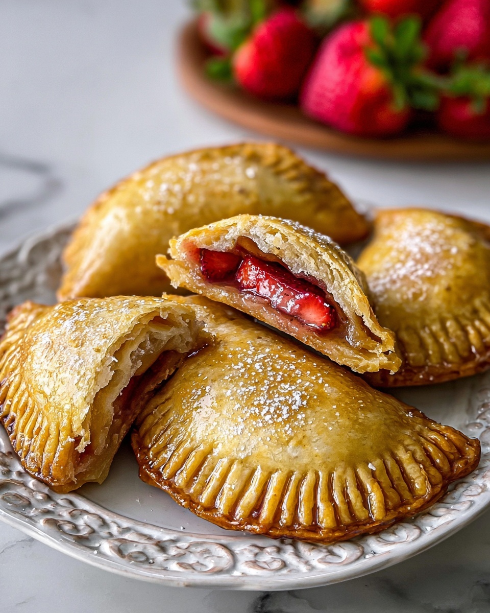 Strawberry Rhubarb Hand Pies Recipe - Recipe Image