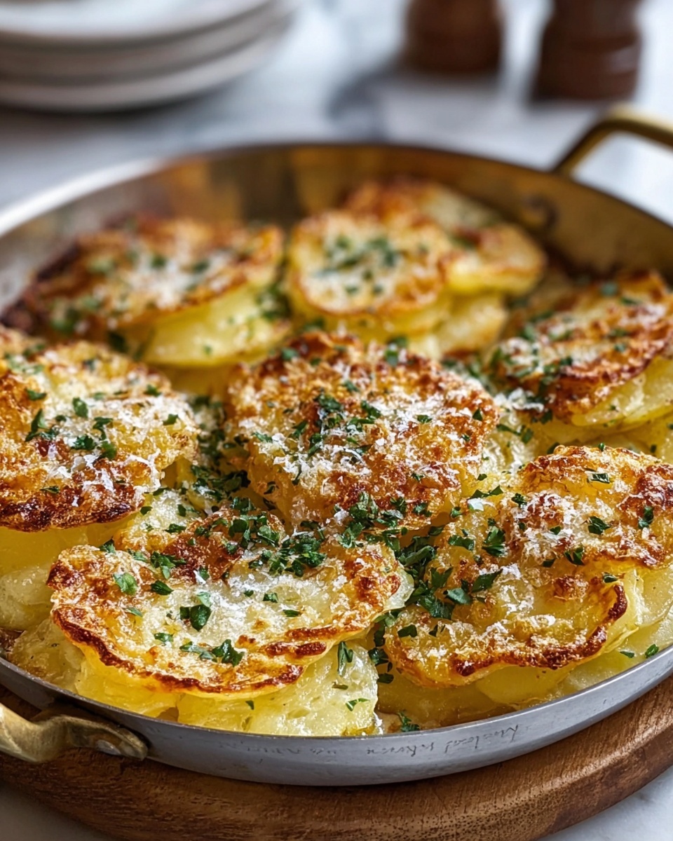 Garlic Parmesan Smashed Potatoes Recipe - Recipe Image