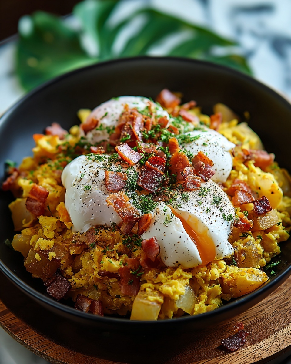 Delicious Potato Egg Scramble Recipe - Recipe Image