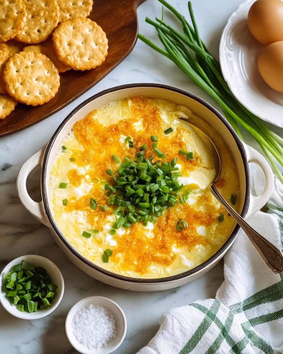 Egg Drop Soup with Crispy Wonton Strips Recipe - Recipe Image