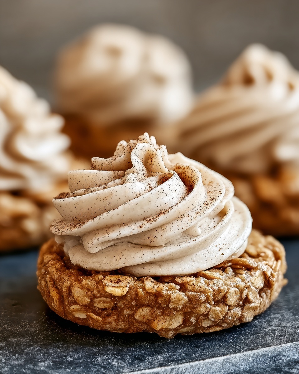 Pumpkin Oatmeal Cookies with Cinnamon Cream Cheese Frosting Recipe - Recipe Image