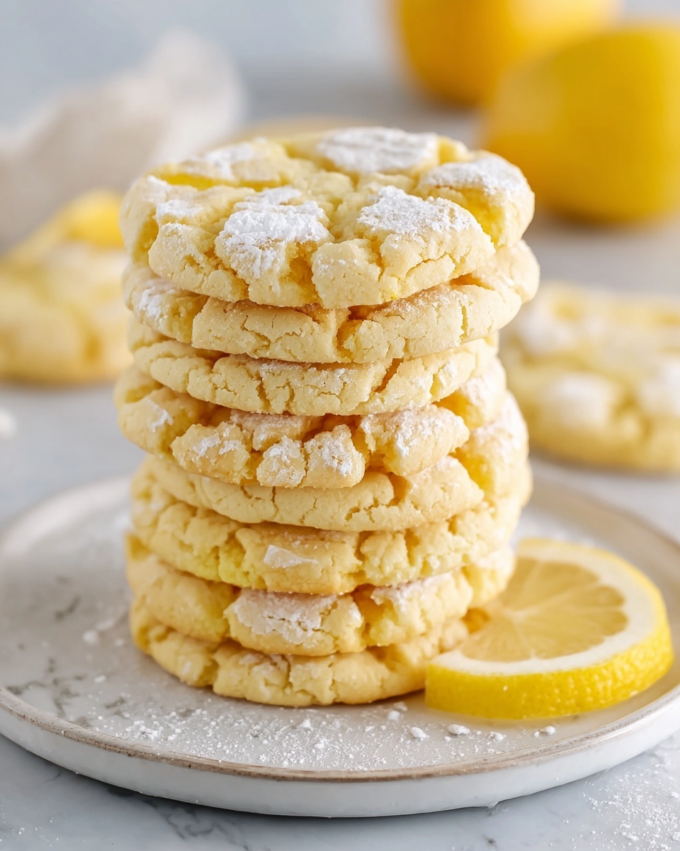 Gluten-Free Almond Flour Lemon Cookies Recipe - Recipe Image