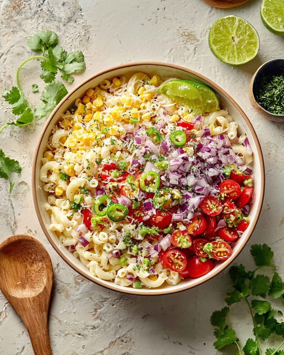 Mexican Macaroni Salad Fiesta Recipe - Recipe Image