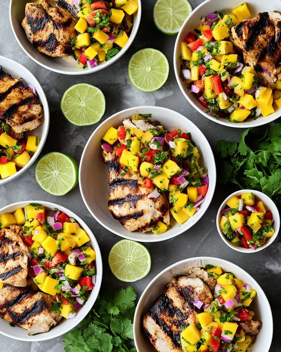 Grilled Chicken with Mango Salsa Recipe - Recipe Image