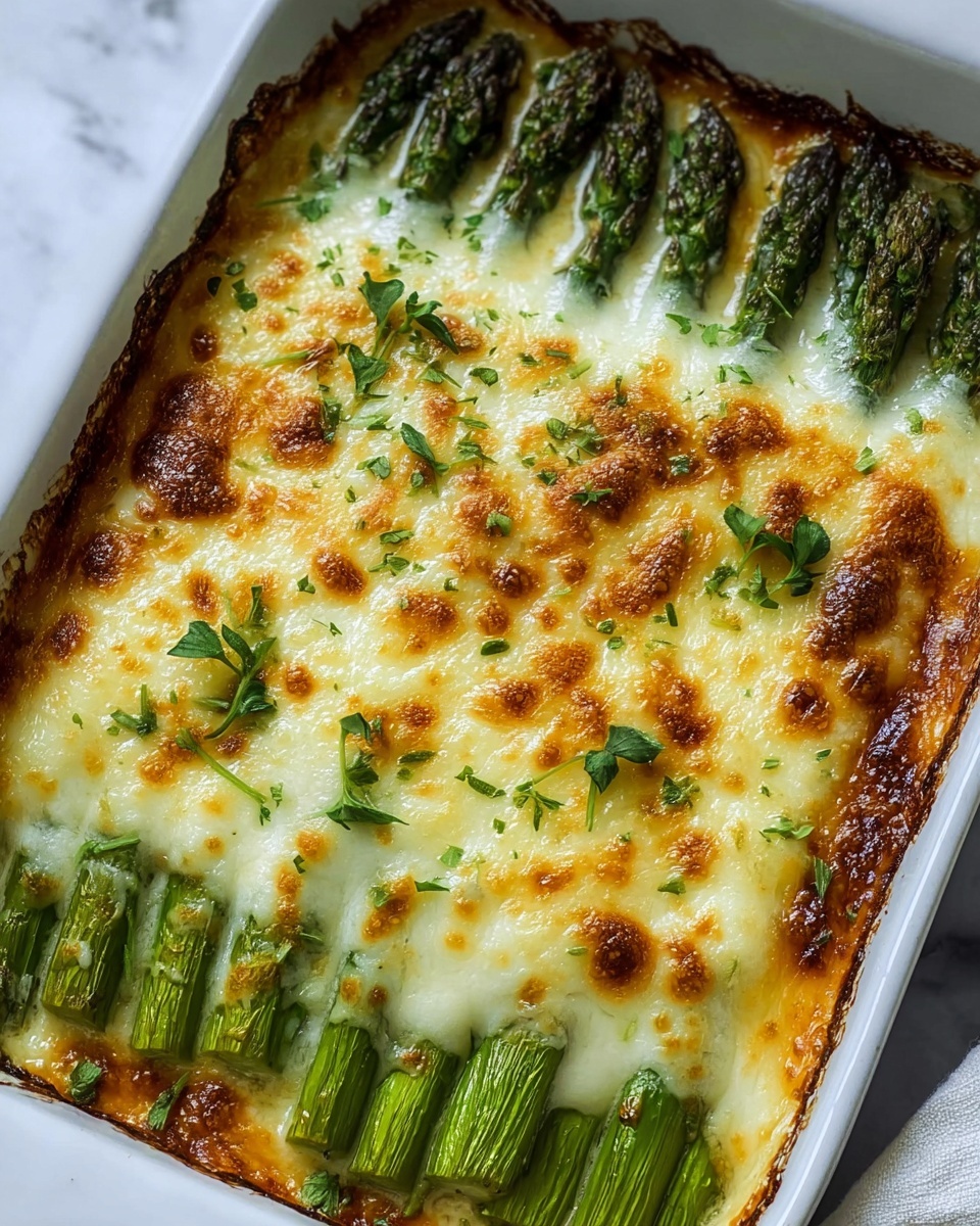 Cheesy Asparagus Casserole: An Incredible Ultimate Side Dish Recipe - Recipe Image