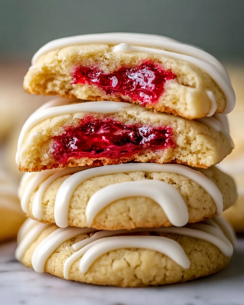 White Chocolate Raspberry Cookies Recipe - Recipe Image