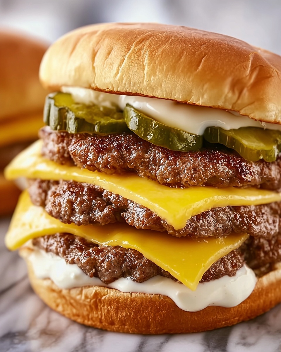 Homemade Sonic Double Smasher Burger Recipe - Recipe Image