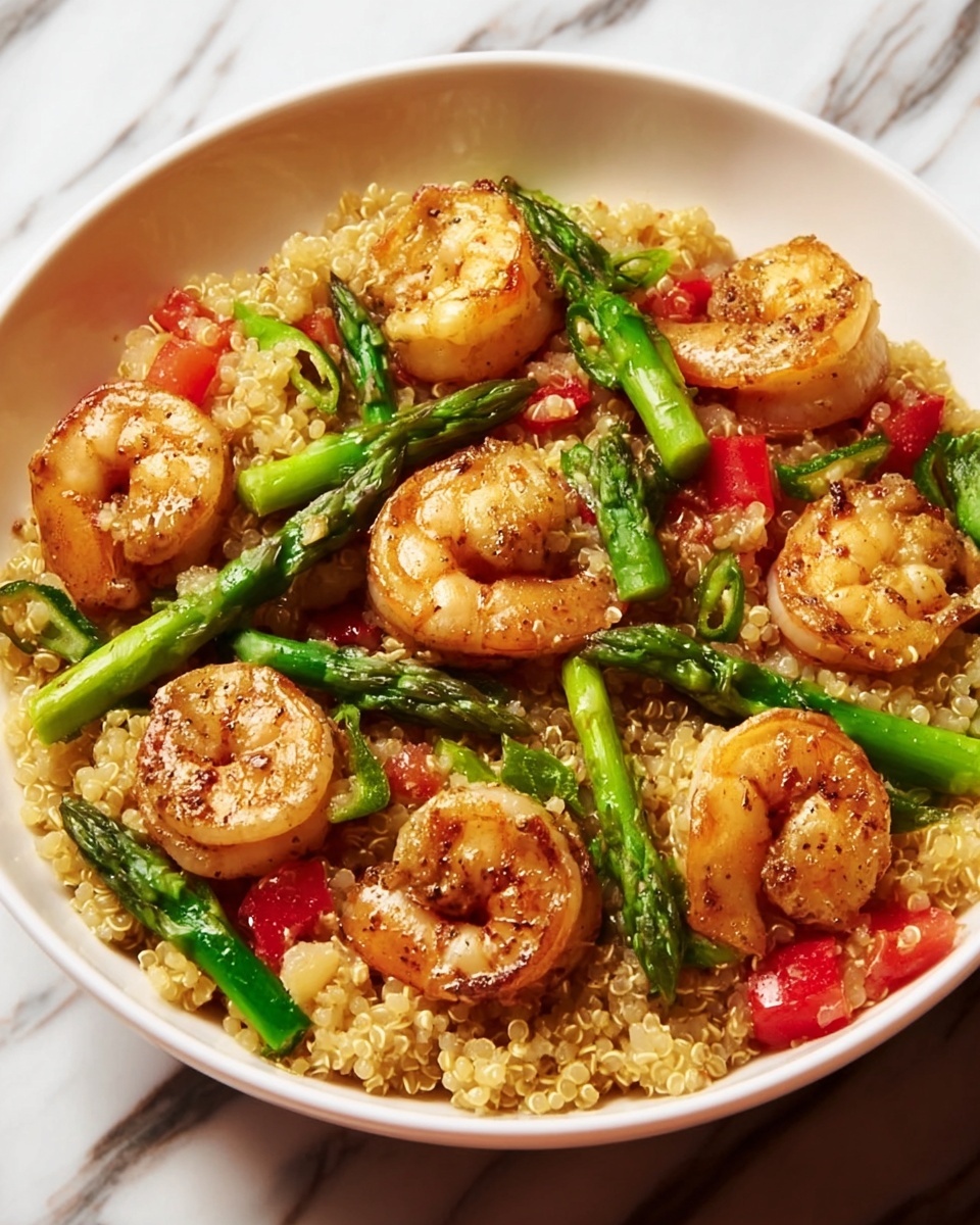 Meyer Lemon Garlic Shrimp and Asparagus Recipe - Recipe Image