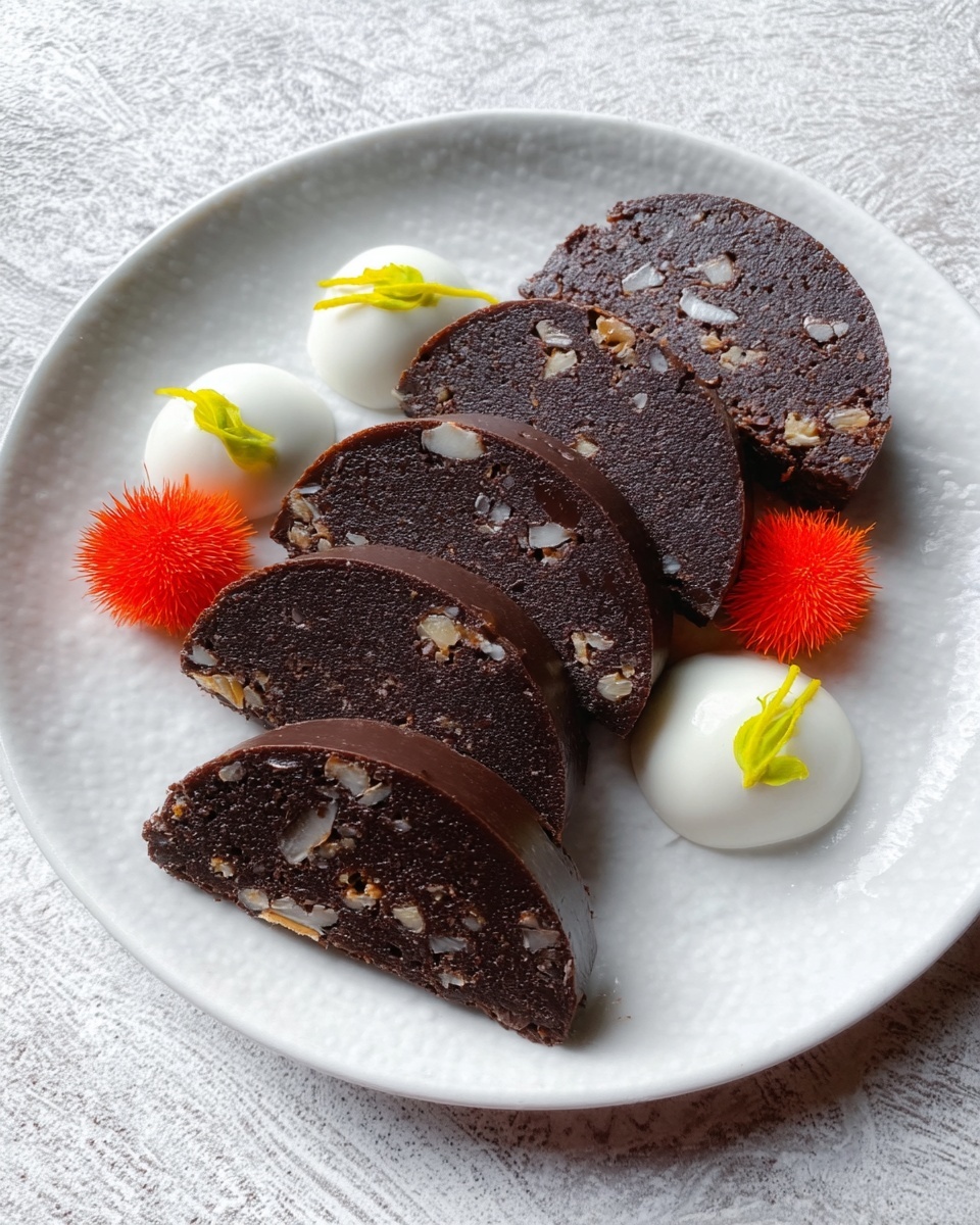 Summer Chocolate – Black Sesame – Coconut Candy Recipe - Recipe Image