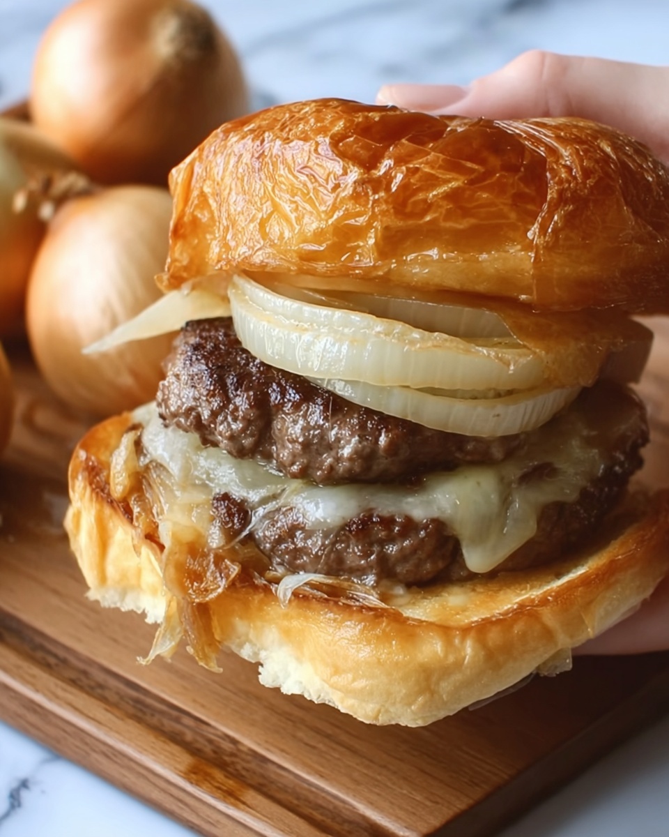 Onion-Wrapped Flying Dutchman: A Low-Carb Burger Delight Recipe - Recipe Image