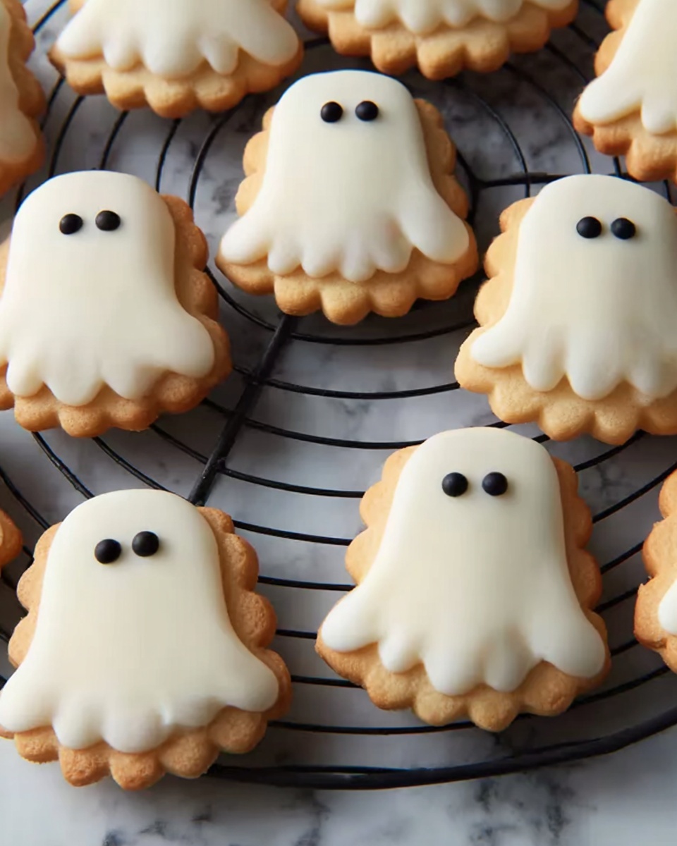Nutter Butter Ghost Cookies Recipe - Recipe Image