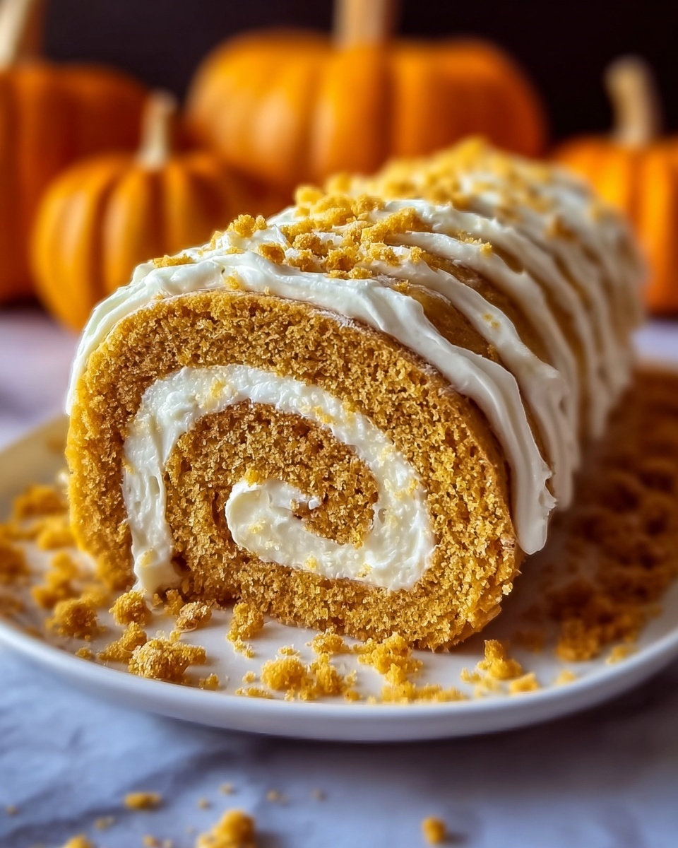 Pumpkin Roll Cake: A Delightful Fall Treat Recipe - Recipe Image