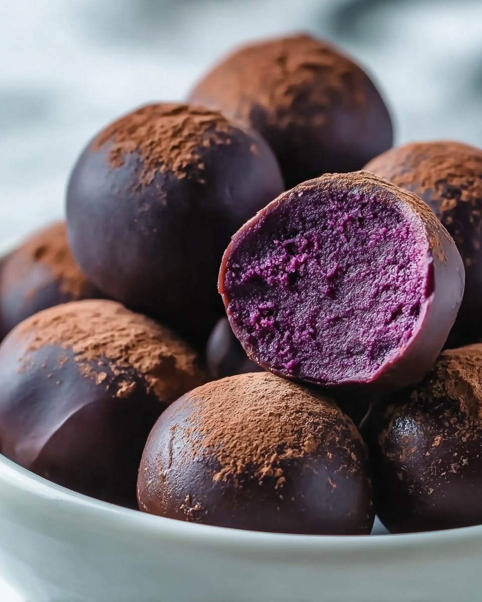 Fudgy Chocolate Beet Truffles Recipe - Recipe Image