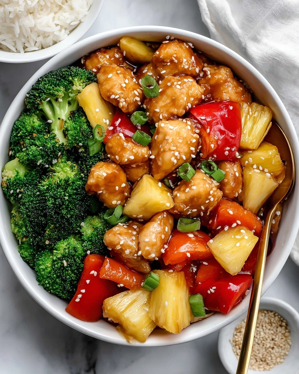 Healthy Pineapple Chicken Stir Fry Recipe - Recipe Image