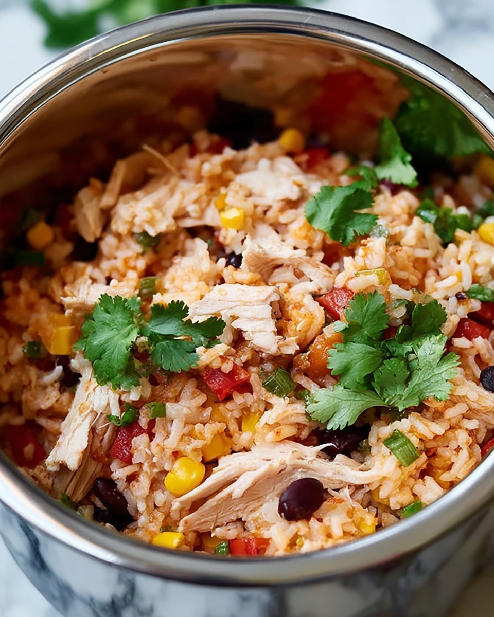 Instant Pot Weeknight Chicken and Rice Burrito Bowls Recipe - Recipe Image