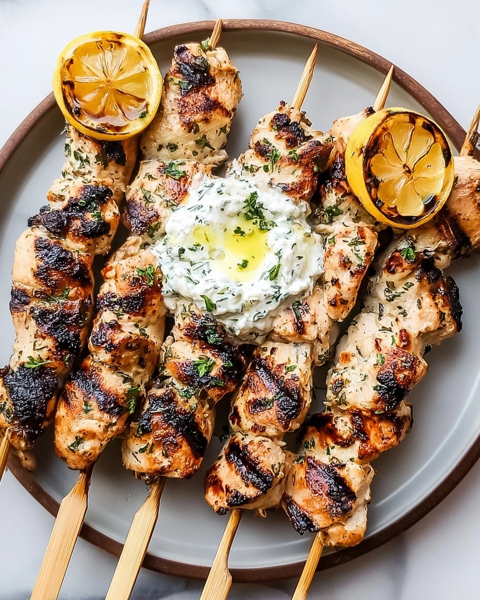 Chicken Souvlaki Skewers Recipe - Recipe Image