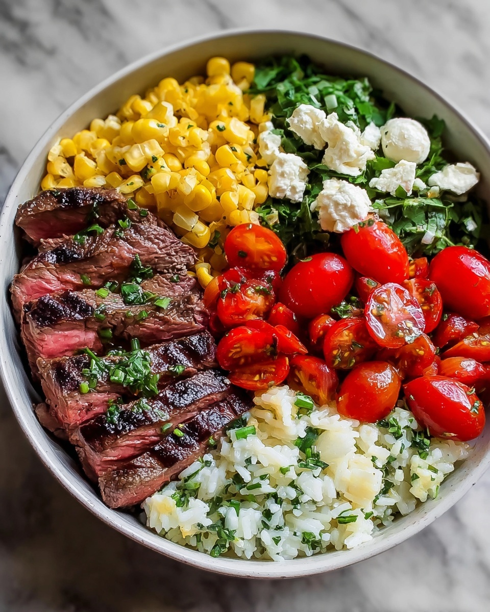 Mediterranean Steak Bowls Recipe - Recipe Image