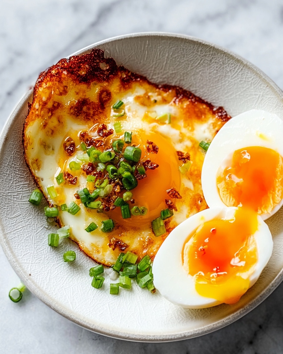 Crispy Cheese Chilli Oil Eggs Recipe - Recipe Image