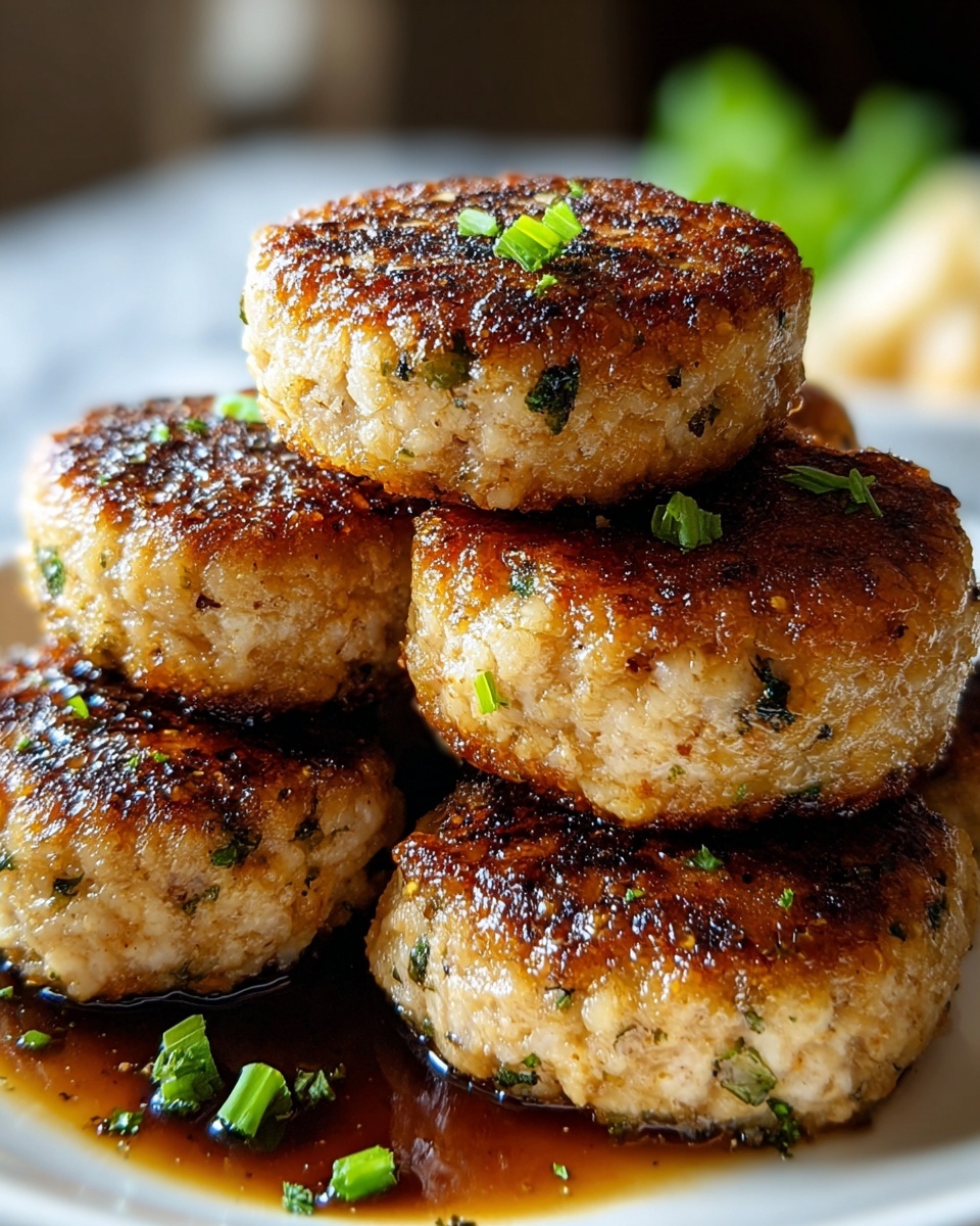 Air Fryer Chicken Rissoles Recipe - Recipe Image