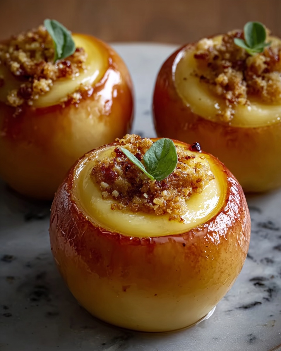 Cheesecake-Stuffed Baked Apples Recipe - Recipe Image