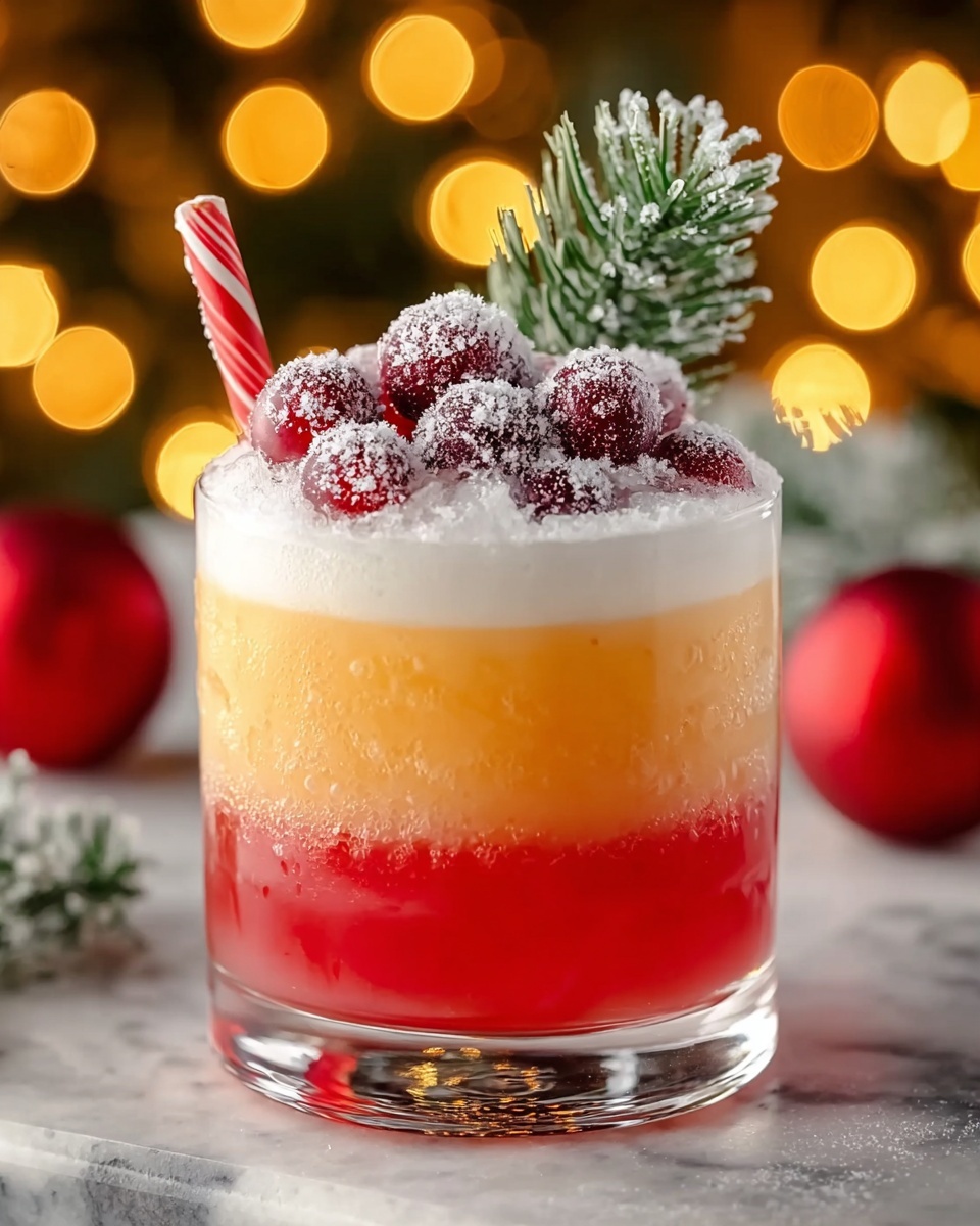 Kissing Santa Claus Mocktail Recipe - Recipe Image