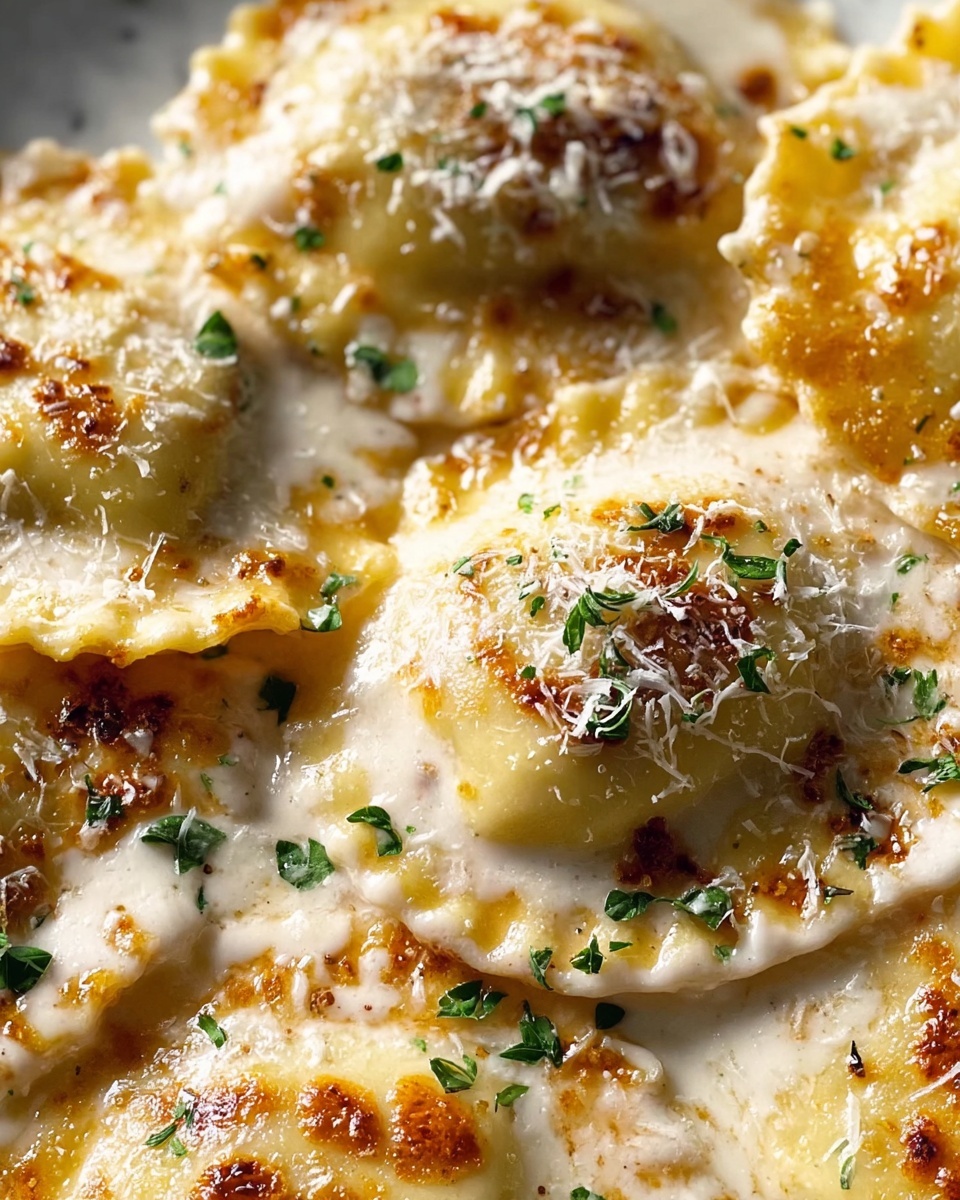 Easy Cheesy Baked Ravioli Recipe - Recipe Image