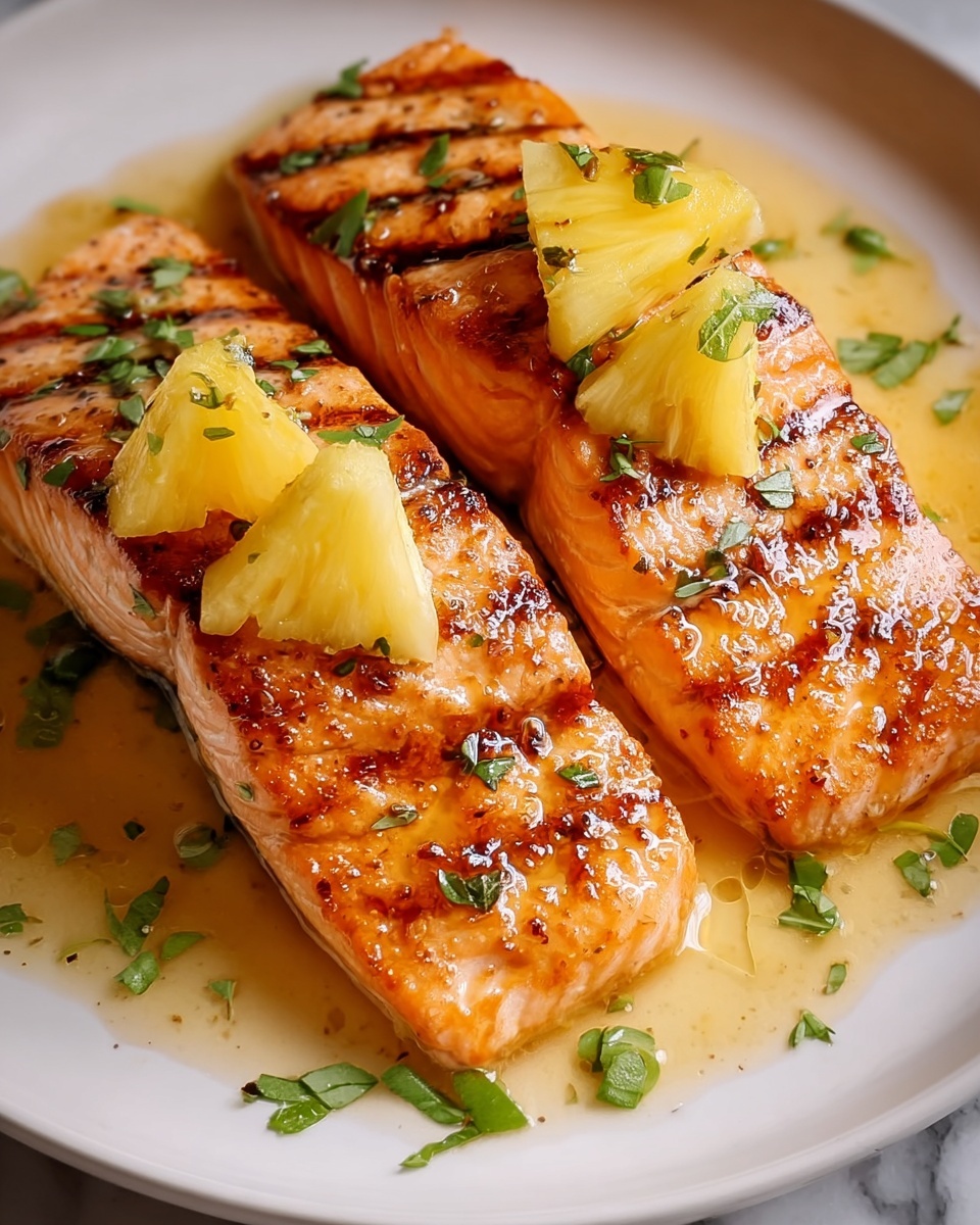 Baked Pineapple Salmon Recipe - Recipe Image