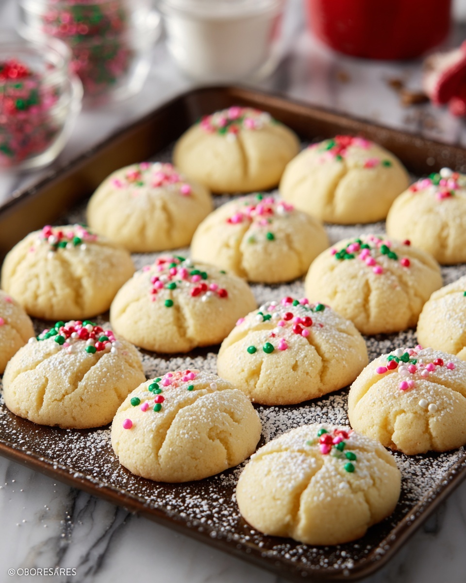 Whipped Shortbread Cookies Recipe - Recipe Image