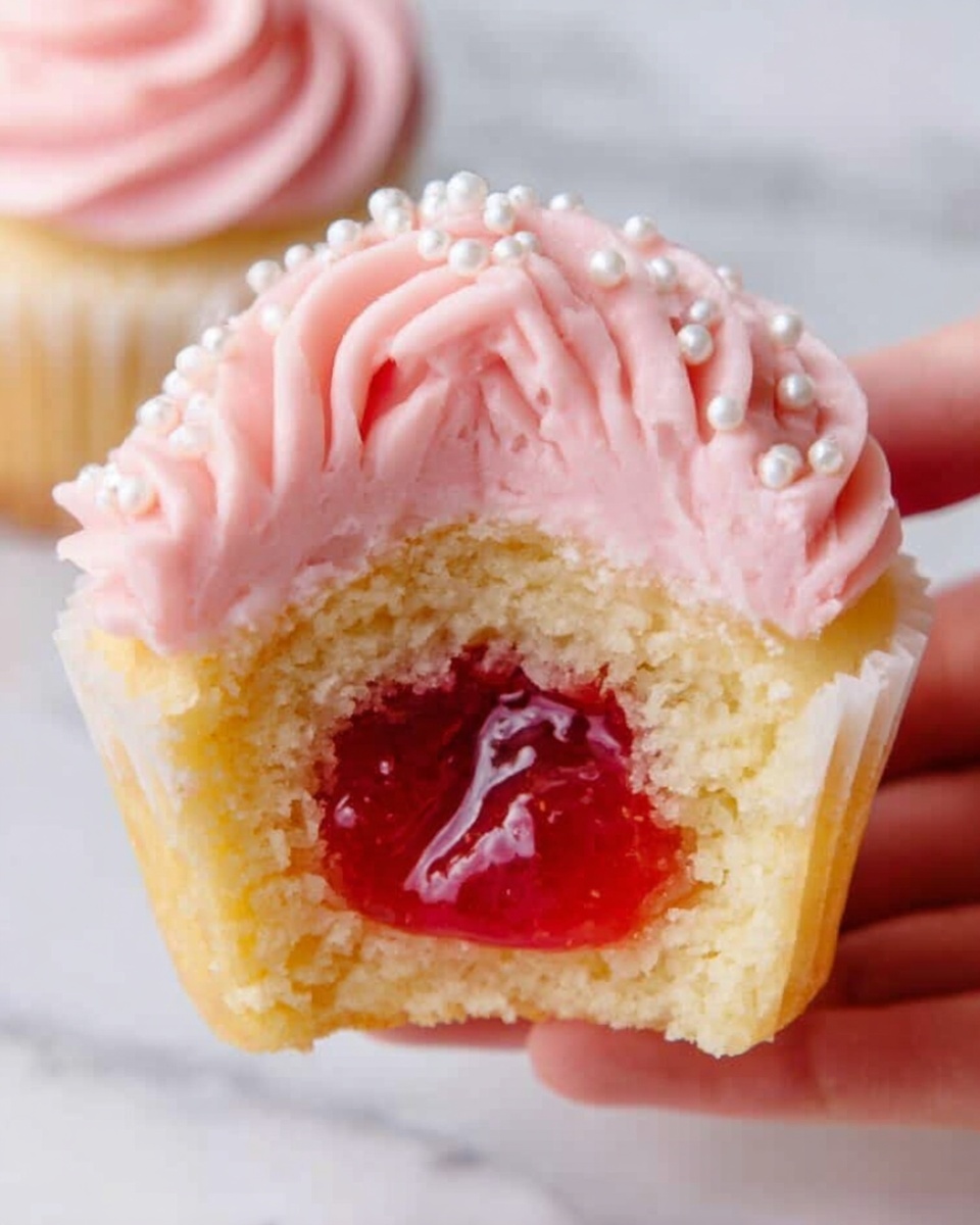 Rhubarb Honey Cupcakes Recipe - Recipe Image