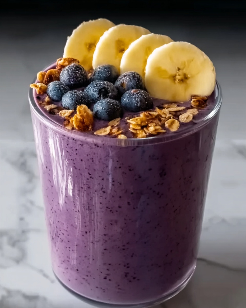 Vegan Blueberry Banana Smoothie Recipe - Recipe Image