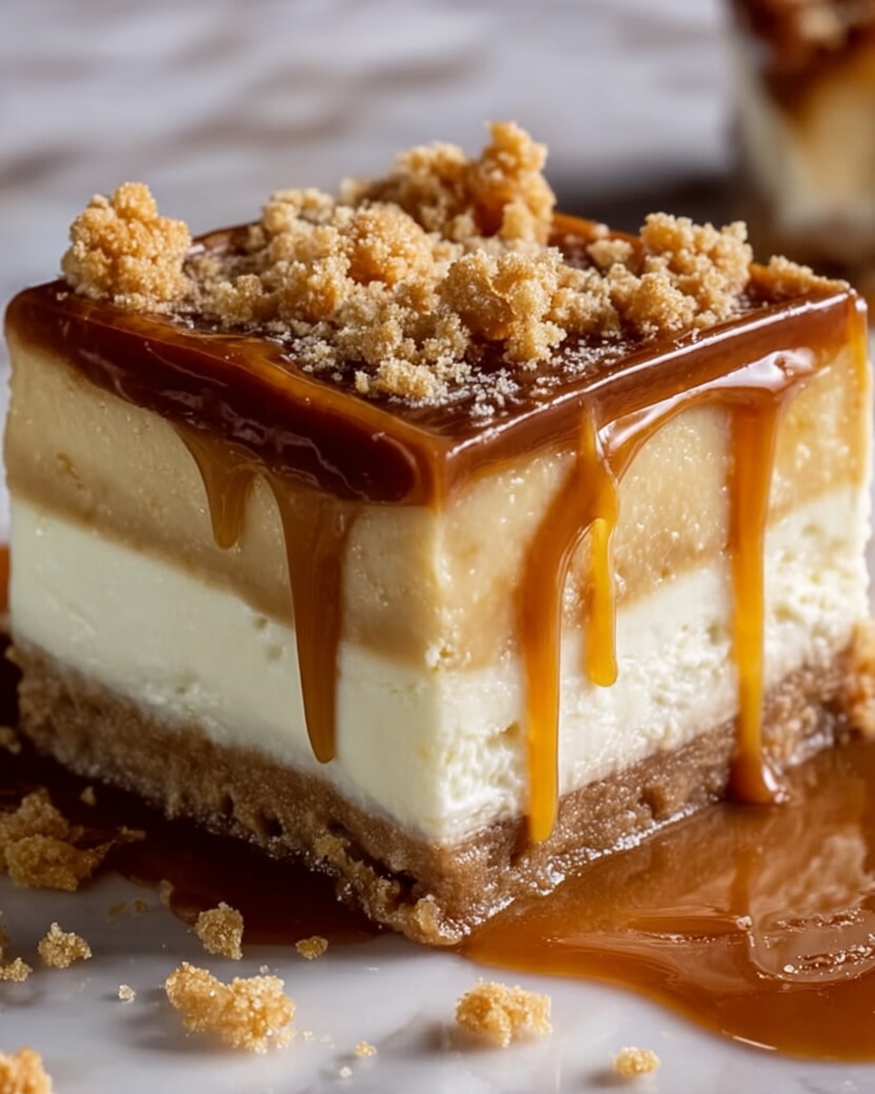 Caramel Cheesecake Bars Recipe - Recipe Image