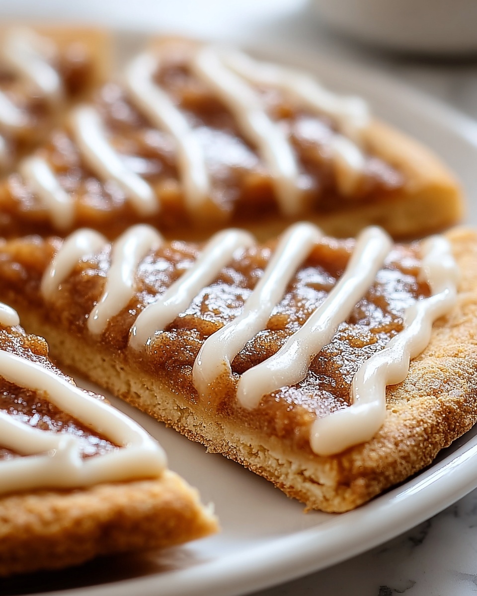 Cinnamon-Sugar Crescent Roll Pizza Recipe - Recipe Image