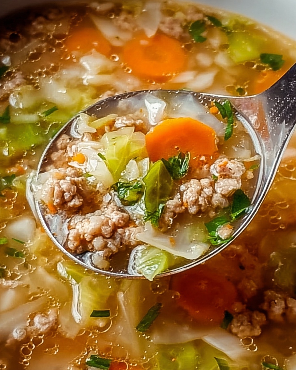 Homemade Cabbage Roll Soup Recipe - Recipe Image