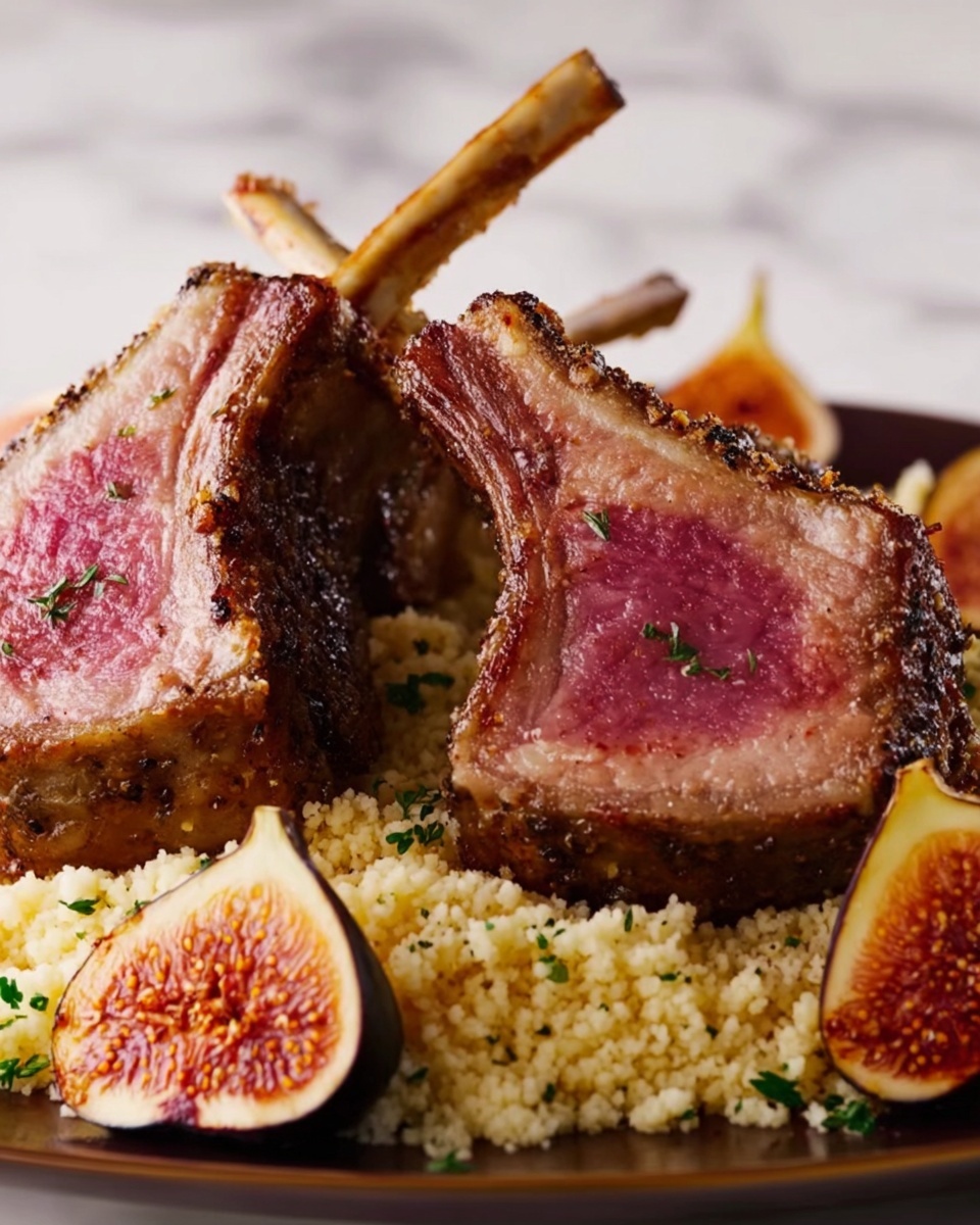 Rack of Lamb with Figs Recipe - Recipe Image