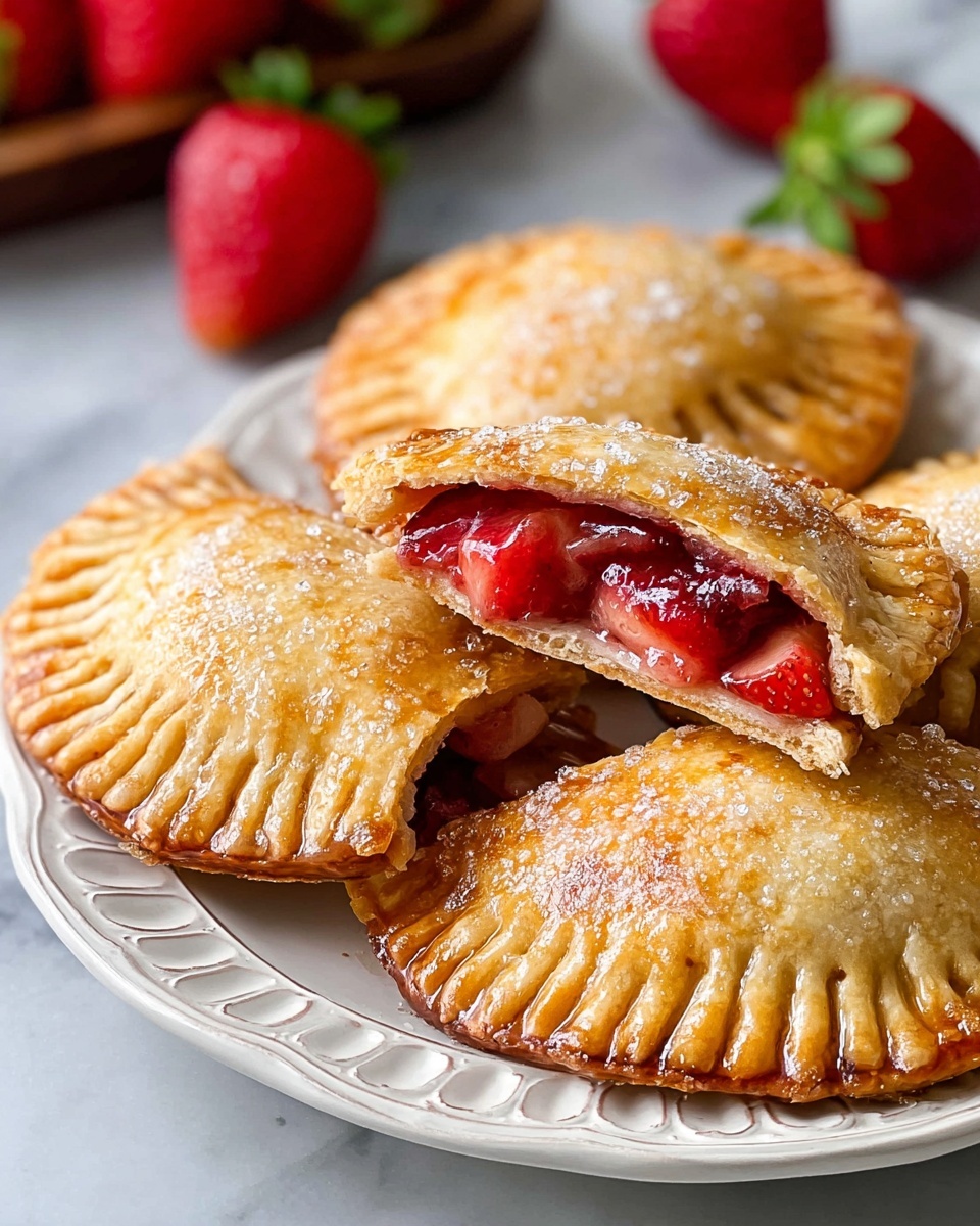Strawberry Rhubarb Hand Pies Recipe - Recipe Image