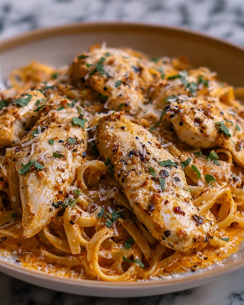 Spicy Chicken Lazone Pasta Recipe - Recipe Image