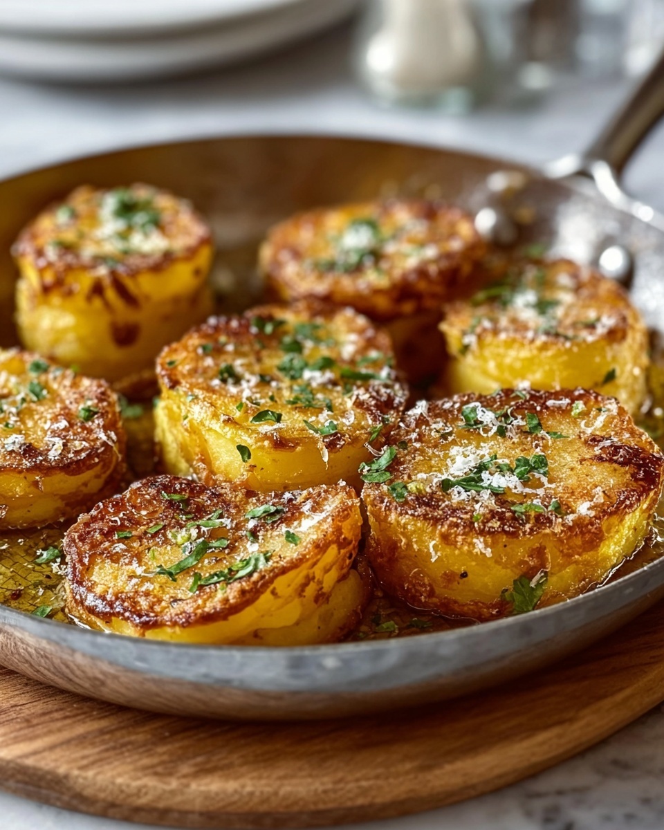Garlic Parmesan Smashed Potatoes Recipe - Recipe Image