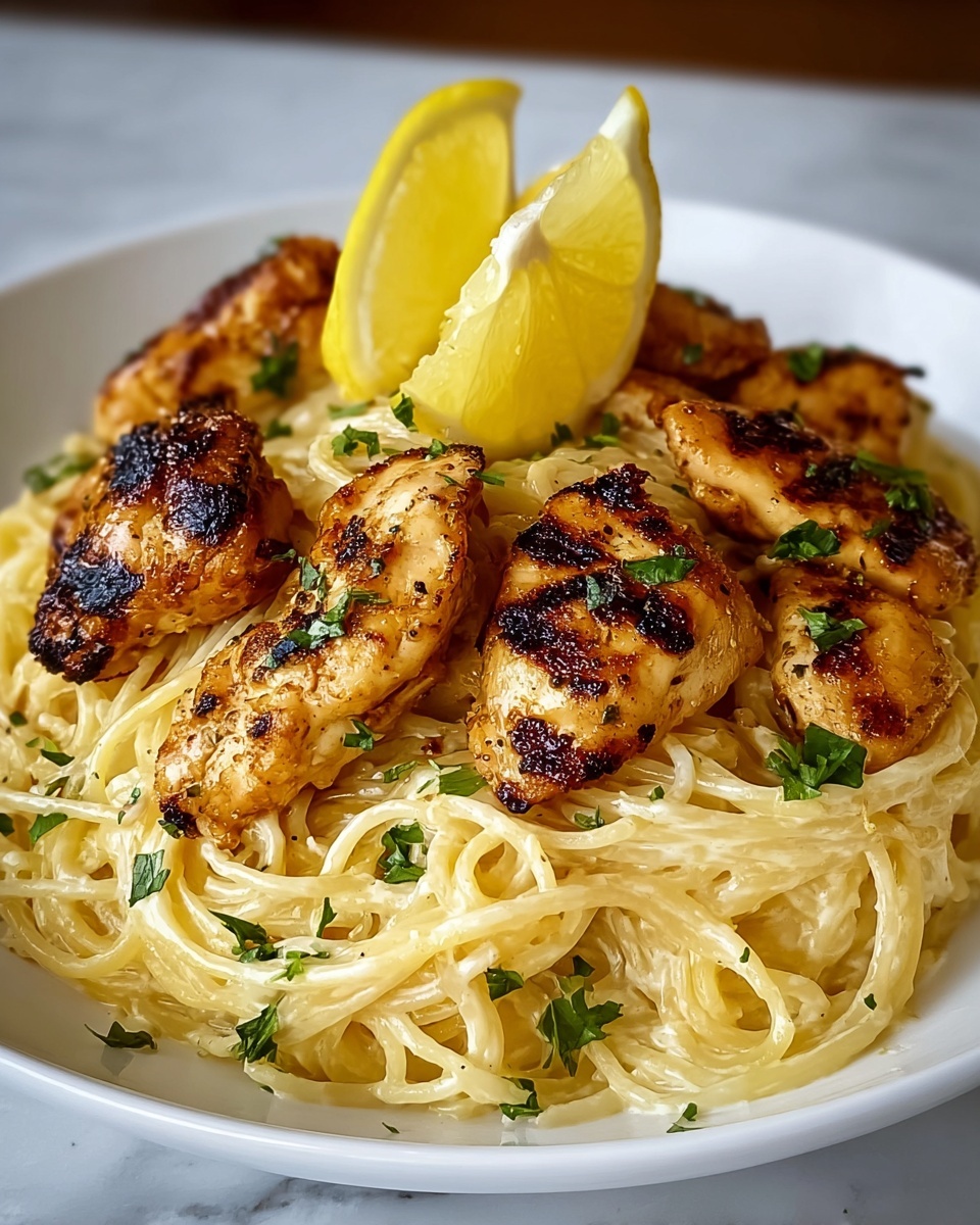 Creamy Chicken Linguine Recipe - Recipe Image