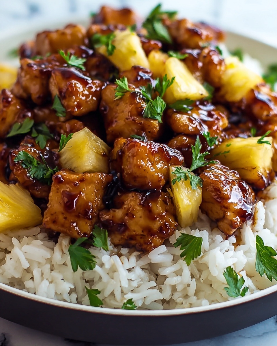 Pineapple Chicken and Rice Recipe - Recipe Image