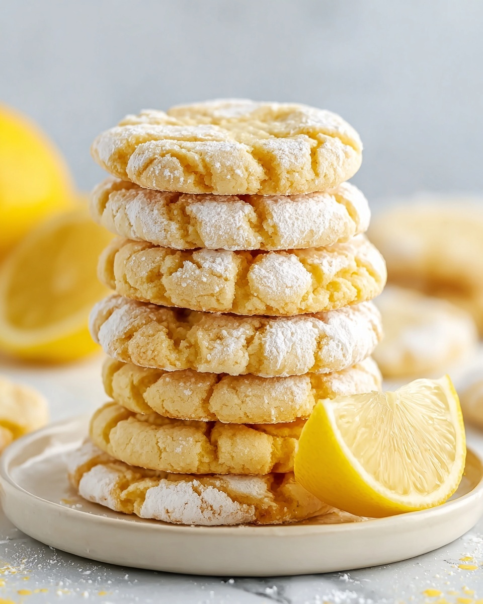Gluten-Free Almond Flour Lemon Cookies Recipe - Recipe Image